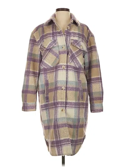 Pre-owned Blanknyc Blank Nyc Coat In Purple