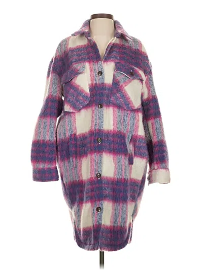 Pre-owned Blanknyc Blank Nyc Coat In Purple