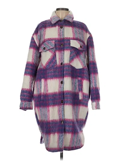 Pre-owned Blanknyc Blank Nyc Coat In Purple