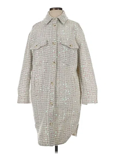 Pre-owned Blanknyc Blank Nyc Coat In Silver