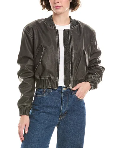 Blanknyc Blank Nyc Cropped Jacket In Gray