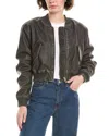 Blanknyc Blank Nyc Cropped Jacket In Brown