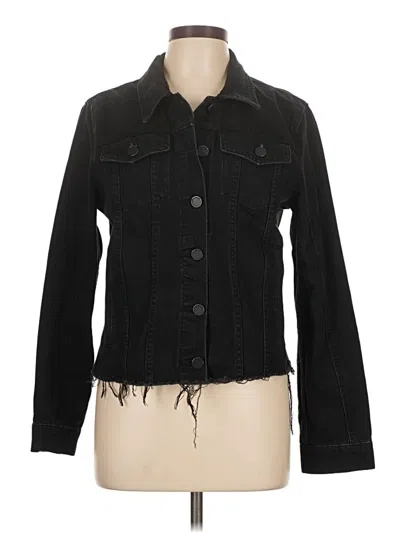Pre-owned Blanknyc Blank Nyc Denim Jacket In Black