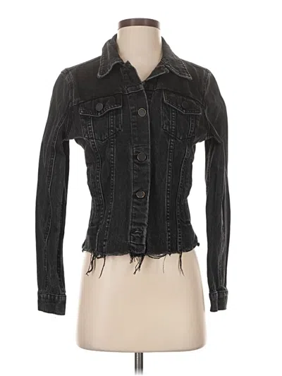 Pre-owned Blanknyc Blank Nyc Denim Jacket In Black