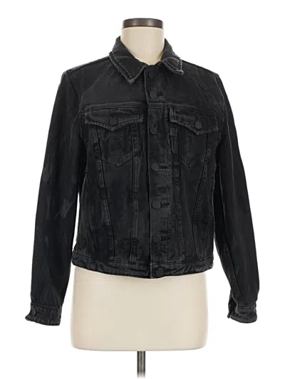 Pre-owned Blanknyc Blank Nyc Denim Jacket In Black