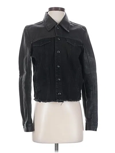 Pre-owned Blanknyc Blank Nyc Denim Jacket In Black