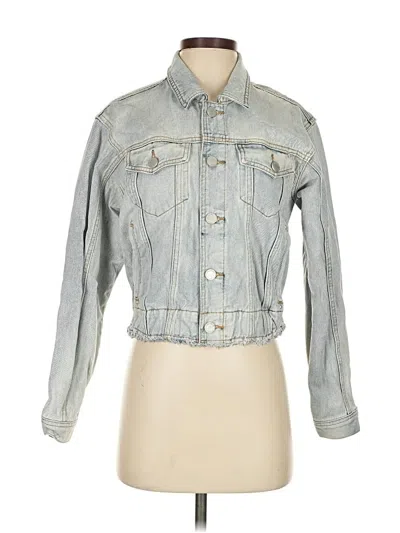 Pre-owned Blanknyc Blank Nyc Denim Jacket In Gray