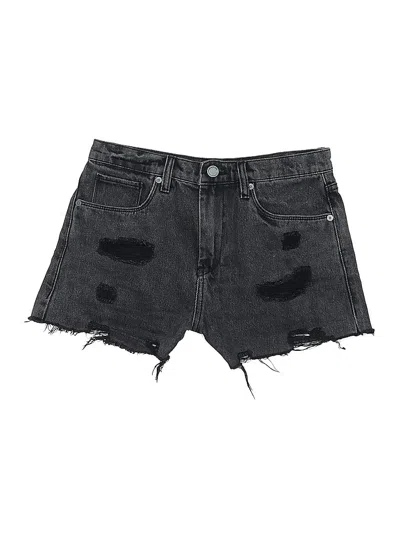 Pre-owned Blanknyc Blank Nyc Denim Shorts In Black