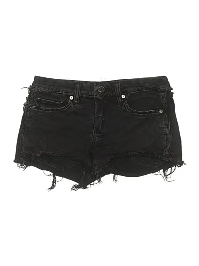 Pre-owned Blanknyc Blank Nyc Denim Shorts In Black