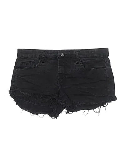 Pre-owned Blanknyc Blank Nyc Denim Shorts In Black