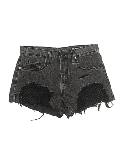 Pre-owned Blanknyc Blank Nyc Denim Shorts In Black
