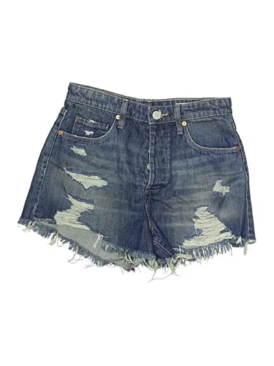 Pre-owned Blanknyc Blank Nyc Denim Shorts In Blue