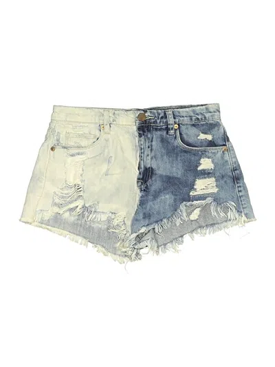 Pre-owned Blanknyc Blank Nyc Denim Shorts In Blue