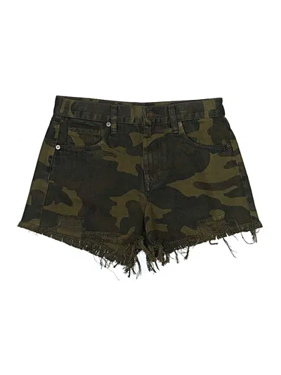 Pre-owned Blanknyc Blank Nyc Denim Shorts In Green