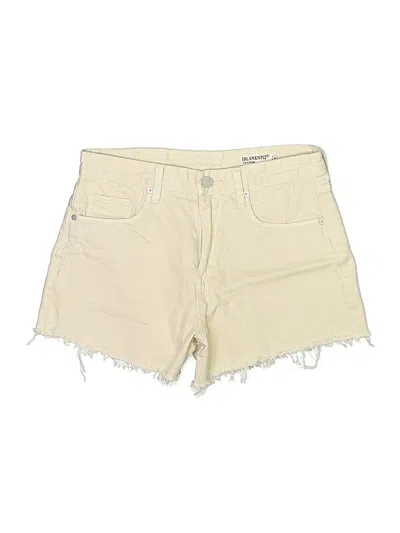 Pre-owned Blanknyc Blank Nyc Denim Shorts In Ivory
