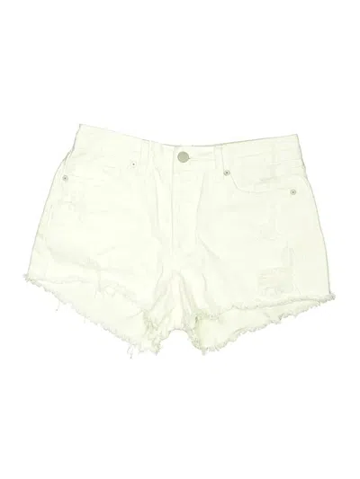 Pre-owned Blanknyc Blank Nyc Denim Shorts In Ivory