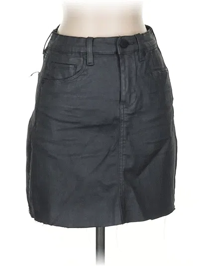 Pre-owned Blanknyc Blank Nyc Denim Skirt In Black