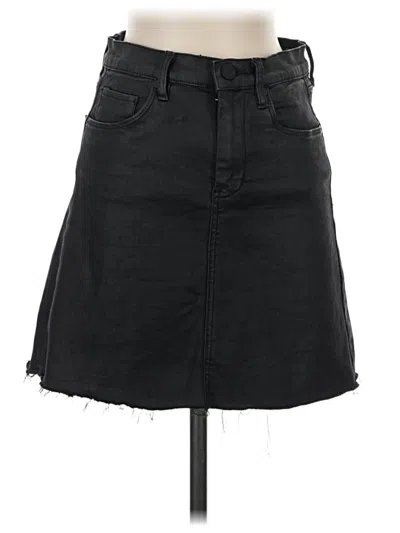 Pre-owned Blanknyc Blank Nyc Denim Skirt In Black