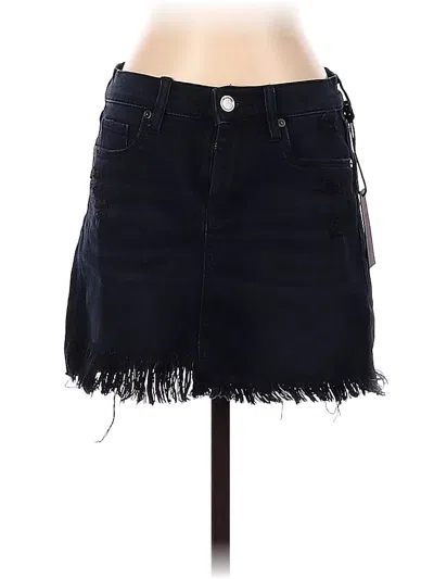 Pre-owned Blanknyc Blank Nyc Denim Skirt In Blue