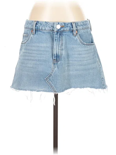 Pre-owned Blanknyc Blank Nyc Denim Skirt In Blue