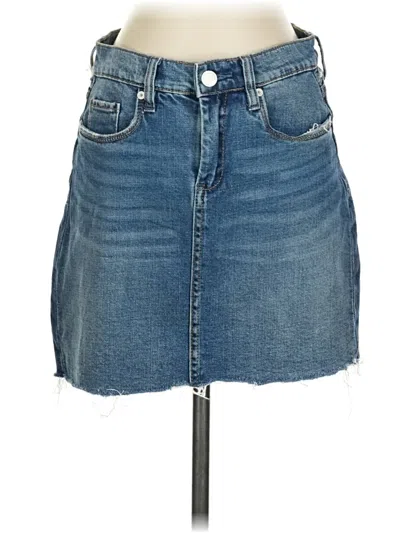 Pre-owned Blanknyc Blank Nyc Denim Skirt In Blue