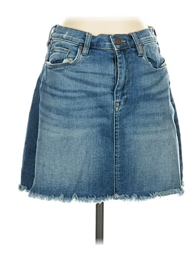 Pre-owned Blanknyc Blank Nyc Denim Skirt In Blue