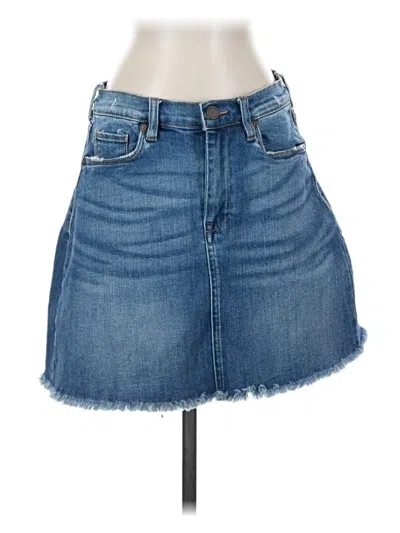 Pre-owned Blanknyc Blank Nyc Denim Skirt In Blue