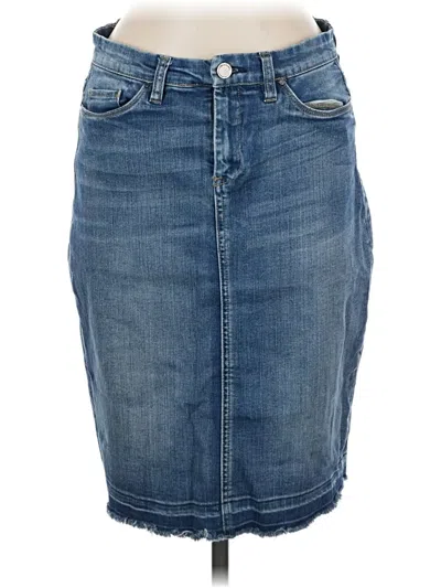 Pre-owned Blanknyc Blank Nyc Denim Skirt In Blue
