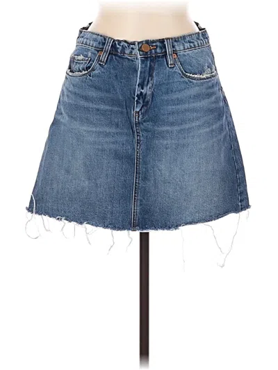Pre-owned Blanknyc Blank Nyc Denim Skirt In Blue
