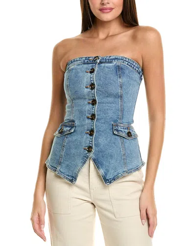Blanknyc Blank Nyc Denim Tube Top In Blue