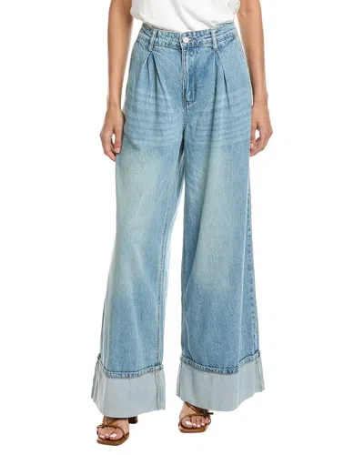 Blanknyc Blank Nyc Easy Day Light Indigo High-rise Wide Leg Jean In Blue
