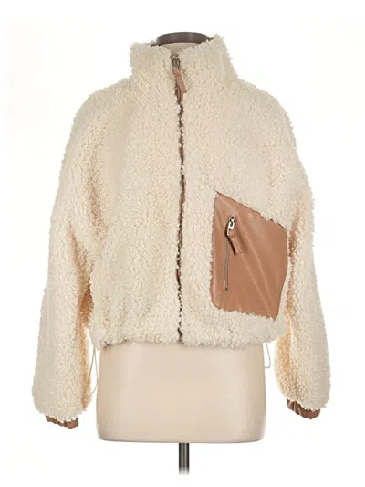 Pre-owned Blanknyc Blank Nyc Faux Fur Jacket In Ivory