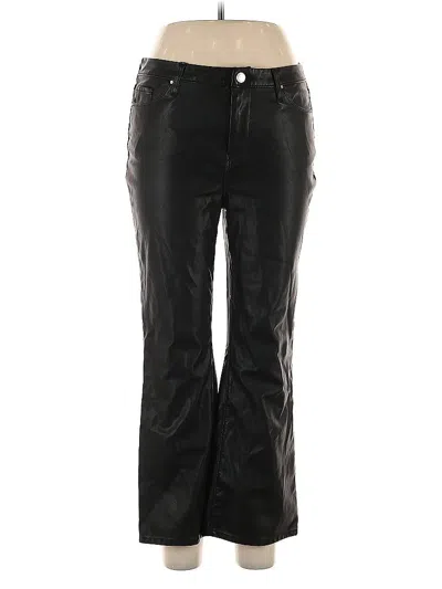Pre-owned Blanknyc Blank Nyc Faux Leather Pants In Black