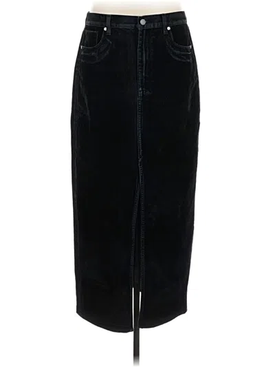 Pre-owned Blanknyc Blank Nyc Faux Leather Skirt In Black