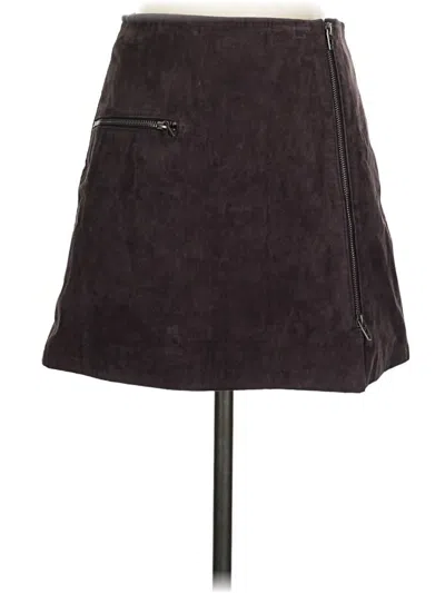 Pre-owned Blanknyc Blank Nyc Faux Leather Skirt In Purple