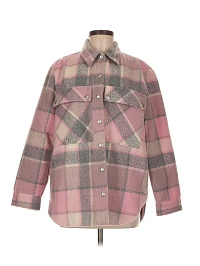 Pre-owned Blanknyc Blank Nyc Fleece Jacket In Pink