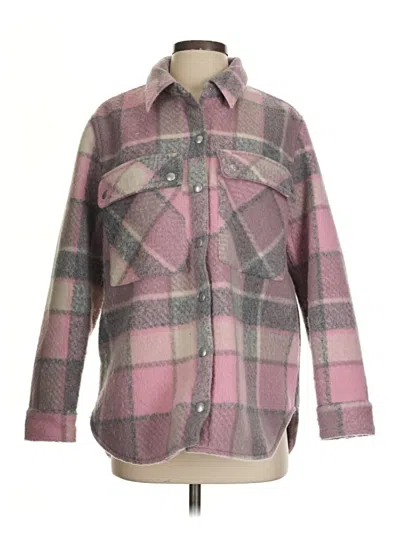 Pre-owned Blanknyc Blank Nyc Fleece Jacket In Pink
