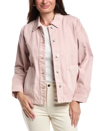 Blanknyc Blank Nyc Garment Dye Shacket In Pink