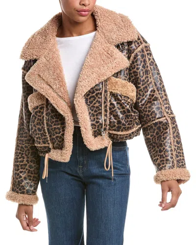 Blanknyc Blank Nyc In The Shadows Jacket In Brown