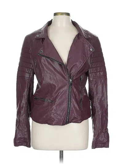 Pre-owned Blanknyc Blank Nyc Jacket In Burgundy