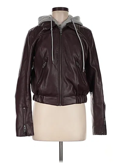 Pre-owned Blanknyc Blank Nyc Jacket In Burgundy
