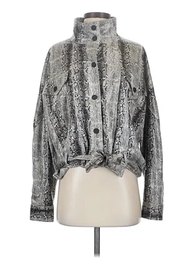 Pre-owned Blanknyc Blank Nyc Jacket In Silver