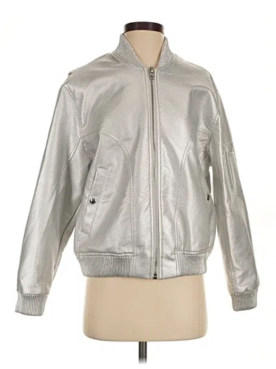Pre-owned Blanknyc Blank Nyc Jacket In Silver