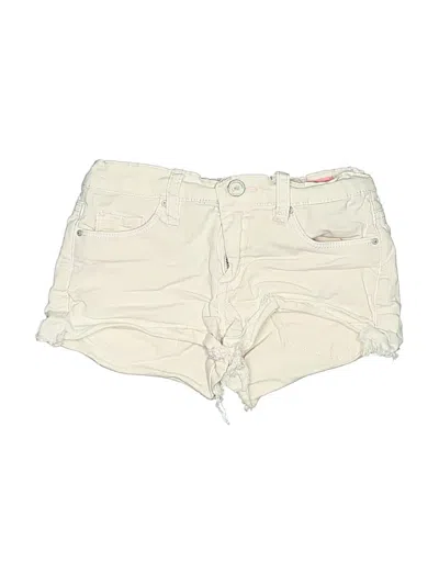 Pre-owned Blanknyc Kids' Blank Nyc Khaki Shorts In Ivory