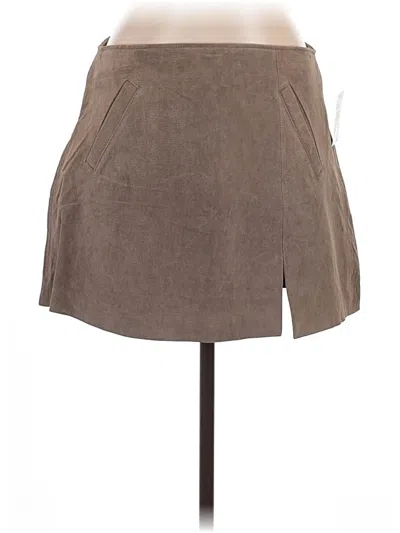 Blanknyc Blank Nyc Leather Skirt In Brown