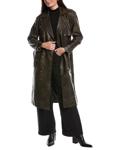 Blanknyc Blank Nyc Much Needed Trench Coat In Brown