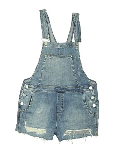 Pre-owned Blanknyc Blank Nyc Overall Shorts In Blue
