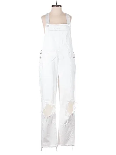 Pre-owned Blanknyc Blank Nyc Overalls In White