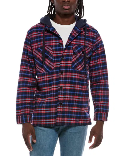 Blanknyc Blank Nyc Plaid Shirt Jacket In Blue