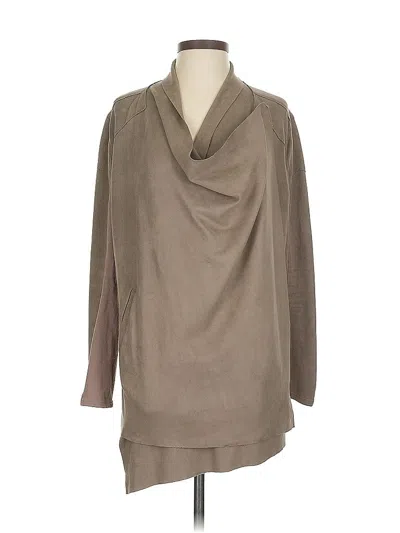 Pre-owned Blanknyc Blank Nyc Poncho In Brown